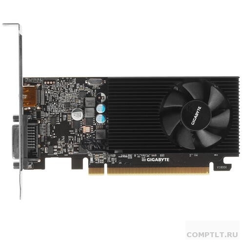 Gigabyte GV-N1030D4-2GL RTL V1.0 nVidia GeForce GT 1030 2048Mb 64bit DDR4 1177/2100 DVIx1/HDMIx1/HDCP low profile