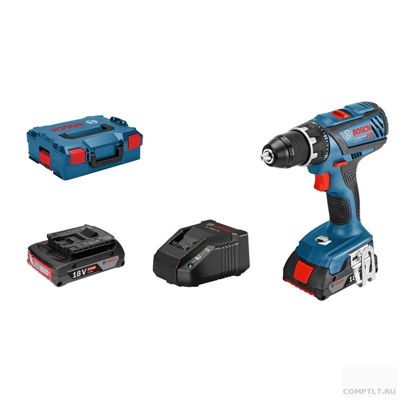 Bosch GSR 18V-28  2x2,0 Ah  L-Boxx UNI дрель-шуруповерт 06019H4102