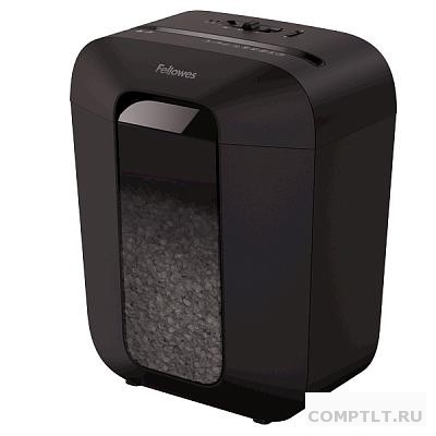 Fellowes Шредер PowerShred LX50 FS-4406001, черный DIN P-4, 4х37мм, 9лст., 17 лтр., уничт. скрепки,скобы,карты