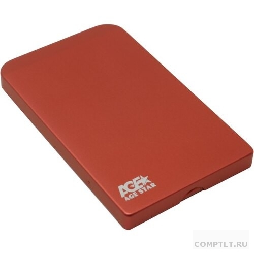AgeStar 3UB2O1 RED Внешний корпус для 2.5" SATA-устройств, 3UB2O1 RED, AgeStar USB3.0, алюминий
