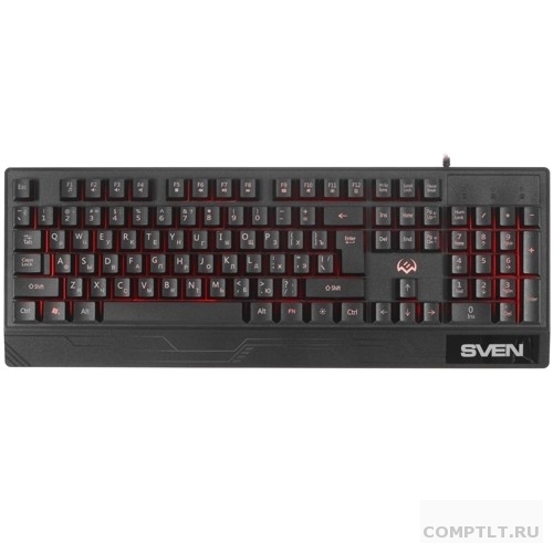 Игровая клавиатура Sven KB-G8300 104 кл, 12 Fn функций, подсв, 