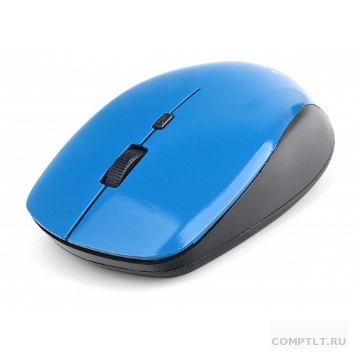 Мышь беспров. Gembird MUSW-250-2, 2.4ГГц, 3 кнопки  колесо кнопка,1600DPI синий