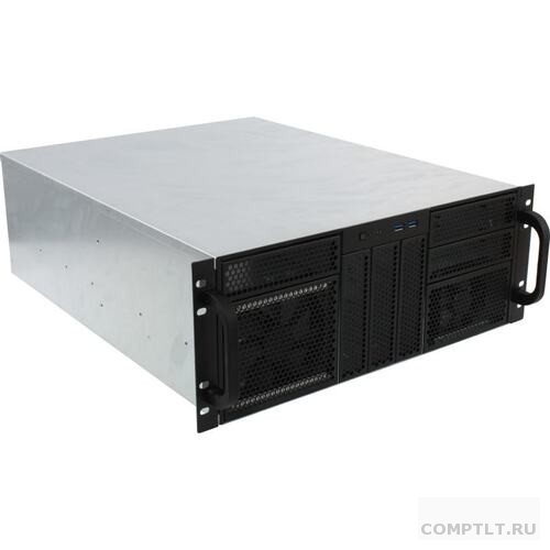 Procase RE411-D6H8-E-55 Корпус 4U server case,6x5.258HDD,черный,без блока питания,глубина 550мм,MB EATX 12"x13"