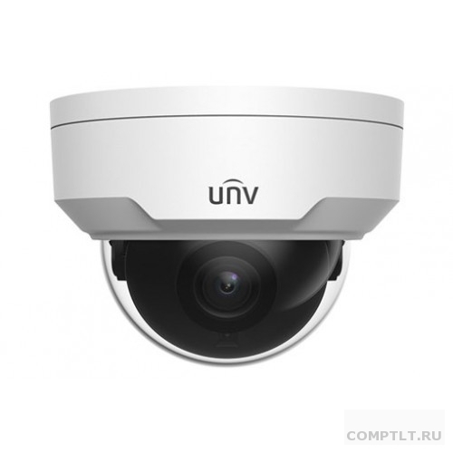 Uniview IPC322LB-DSF28K-G-RU Видеокамера IP купольная антивандальная 1/2.7" 2 Мп КМОП  30 к/с, ИК-подсветка до 30м., 0.01 Лк F2.0, объектив 2.8 мм, WDR, 2D/3D DNR, Ultra 265, H.265, H.264, MJPEG