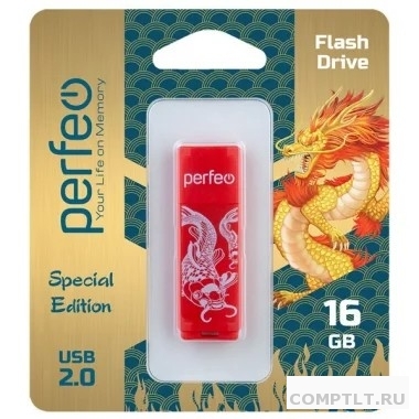 Perfeo USB Drive 16GB C04 Red Koi Fish PF-C04RKF016