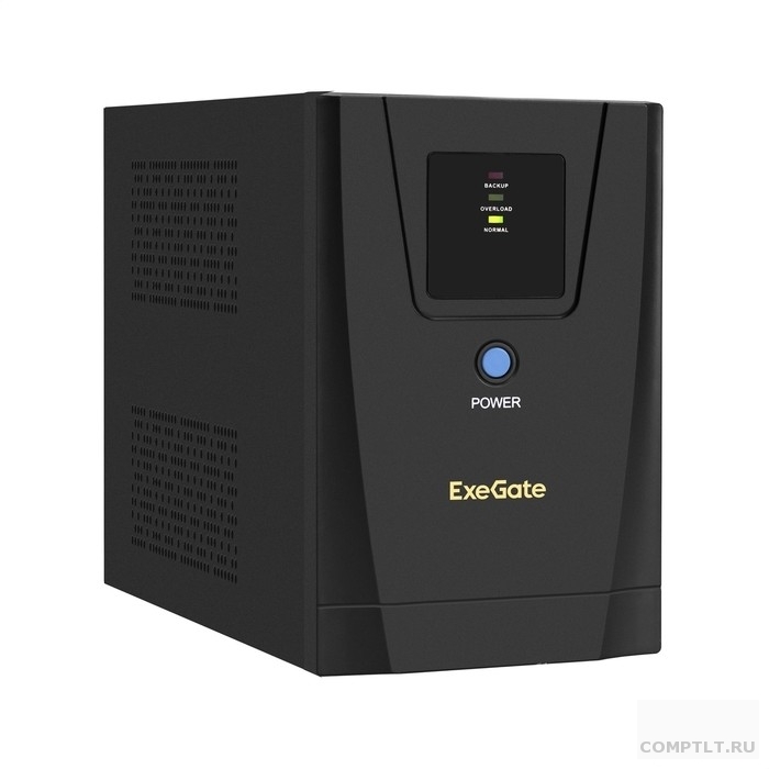 Exegate EX292801RUS ИБП ExeGate SpecialPro UNB-1600.LED.AVR.2SH.3C13 1600VA/950W, LED, AVR, 2Schuko3C13, съемн.кабель, металлический корпус, Black