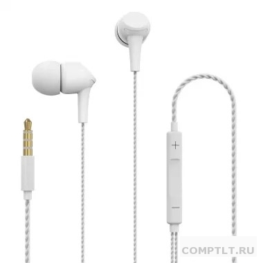 Perfeo наушники внутриканальные c микрофоном SKEW белые