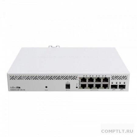 MikroTik CSS610-8P-2SIN PoE-коммутатор, 8х 1G RJ45, 2х SFP, раздача PoE 140 Вт, SwitchOS Lite