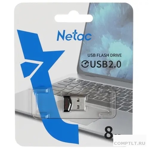 Netac USB Drive 8GB UM81 NT03UM81N-008G-20BK, USB2.0, Ultra compact