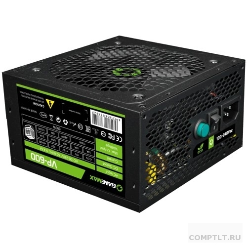 GameMax Блок питания ATX 600W VP-600 80, Ultra quiet
