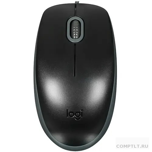 910-005502 Мышь Logitech M110 Silent Black бесшумная, оптическая, 1000dpi, USB, 1.8м