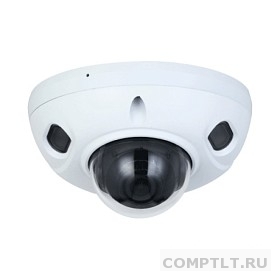 DAHUA DH-IPC-HDBW3441FP-AS-0280B-S2 Уличная мини-купольная IP-видеокамера с ИИ 4Мп, 1/3 CMOS, объектив 2.8мм, видеоаналитика, ИК-подсветка до 30м, IP67, IK10, корпус металл