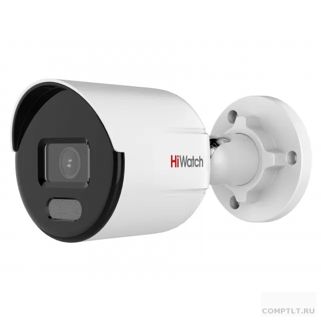 HiWatch DS-I250LC 2.8mm 2Мп Видеокамера IP уличная цилиндрическая IP-камера с LED-подсветкой до 30м и технологией ColorVu, 1/2.8"